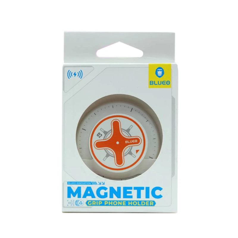 Blueo MagSafe Magnetic Grip Phone Holder - Orange - اكسسوار هاتف